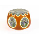 PERTHSHIRE; a double overlay Millefiori paperweight, signed and dated 1981 to crown, diameter 6cm.