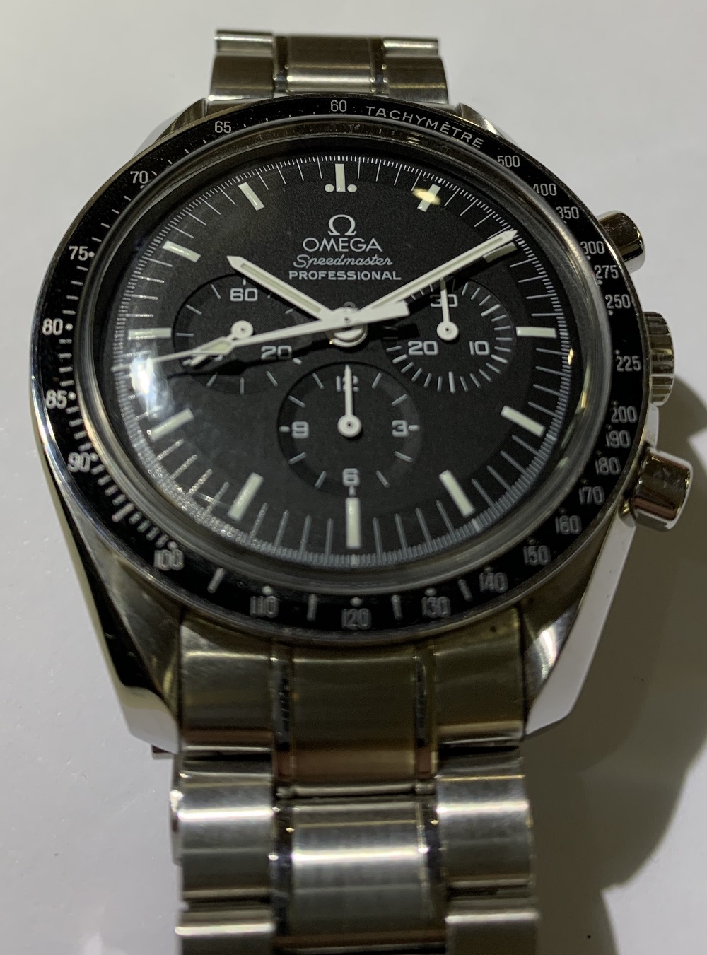 OMEGA; a gentleman's automatic Speedmaster Professional 'Moon' wristwatch, the circular dial set - Image 6 of 7