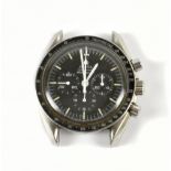 OMEGA; an early 1970s gentleman's Speedmaster wristwatch with three subsidiary dials, inscribed to