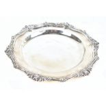 HUNT & ROSKELL LATE STORR & MORTIMER; a good quality Victorian hallmarked silver plate with engraved