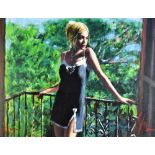 FABIAN PEREZ; signed limited edition print, 'Sally in the Sun', no.26/95, signed lower right, 60.9 x