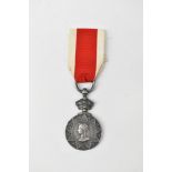 An Abyssinia Medal 1867-68 with British Army naming to '197 Gunr. J. Gerrett 5:By. 25th Bgde. R.A'