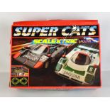 SCALEXTRIC; a boxed 'Super Cats' set, with Jaguar cars.