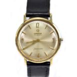 OMEGA; a gentleman's vintage gold plated and stainless steel Seamaster automatic wristwatch,