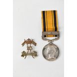 A South Africa Medal 1877-1879 with '1879' clasp awarded to 1225 Pte. R .Young Duke of Connaught's