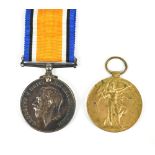 A WWI War and Victory Medal duo awarded to 15522 Private R. Naylor Lancashire Fusiliers (2).