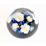 RICK AYOTTE; a limited edition glass paperweight, 'Roses', signed and dated 99 to rim, diameter