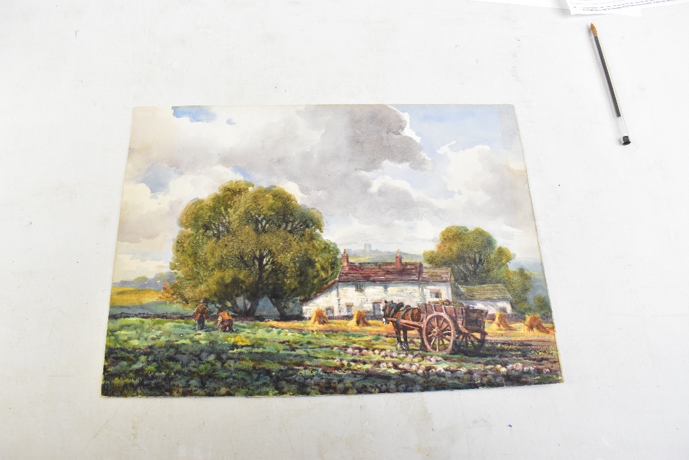 GEORGE HAMILTON CONSTANTINE (1878-1967); watercolour, 'Fullwood', signed and titled, also - Image 3 of 4