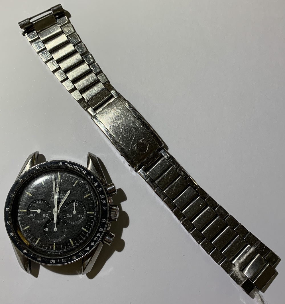 OMEGA; an early 1970s gentleman's Speedmaster wristwatch with three subsidiary dials, inscribed to - Image 2 of 10