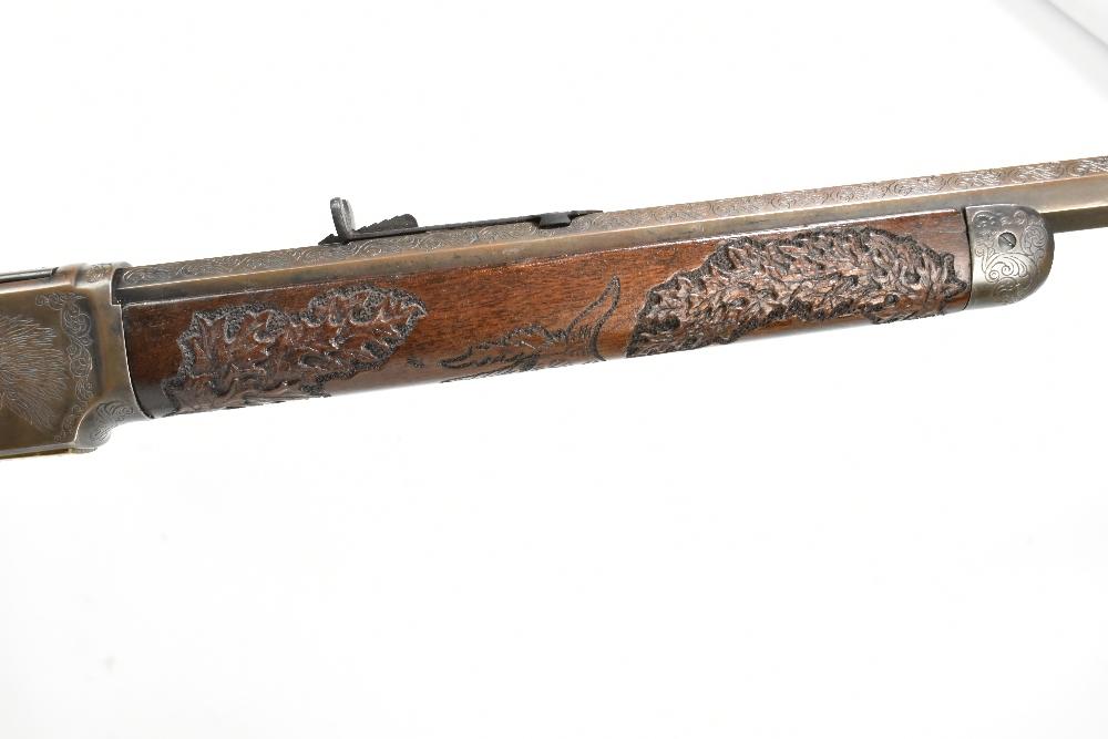 WINCHESTER; a deactivated .32 (W.C.F) 'Model 1873' lever-action rifle, number 25059B, the 'Third - Image 4 of 6