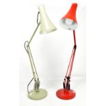 Two vintage painted metal anglepoise lamps (2).Additional InformationThe cable has been cut. We sell