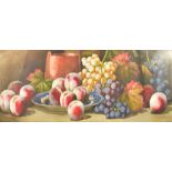 GIOVANNI BARBARO (Italian, 1864-1915); watercolour, still life of fruit, signed lower right, 29 x