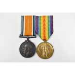 A WWI War and Victory Medal duo awarded to 291660 Pte. W. Naden Cheshire Regiment.
