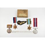 A WWII Air Crew Europe Star medal group awarded to Sergeant (Navigator) Andrew Steel Carscadden,