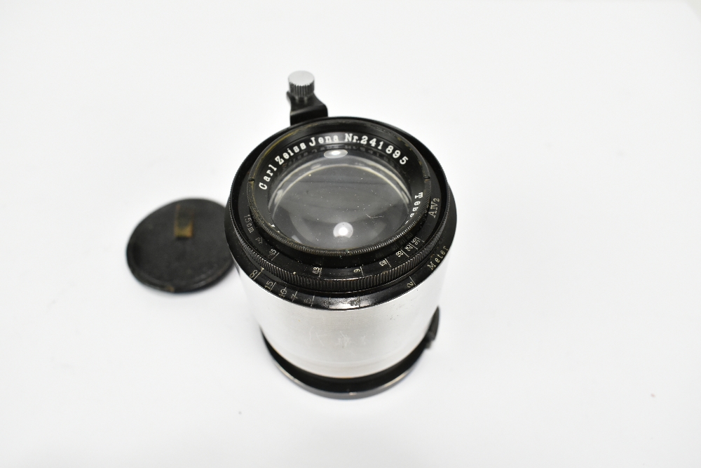 ZEISS; a pre-war Tessar 1:4,5 F=15cm lens, no.241895. - Image 4 of 4