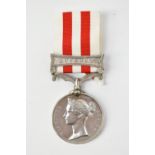 An India 1857-1858 Medal with 'Lucknow' clasp awarded to 'W. Haynes 42nd [...] ders' (partially