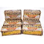 SUNLIGHT SOAP; eight original advertising boxes containing original soap.