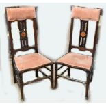 Two Arts and Crafts bedroom chairs (2).