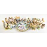 Twenty-four Royal Doulton and Royal Albert Beatrix Potter and Brambly Hedge to include Benjamin