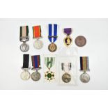 A mixed group of medals including George VI India Medal with 'North West Frontier 1936-37' clasp,