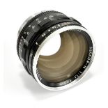 NIKKOR; a Nikkor-N 1:1.1 F=5cm lens, no.140766.