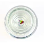CAITHNESS; a limited edition glass paperweight from the Vortex series, 1/1, height 7cm.Additional