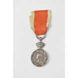 An Abyssinia Medal 1867-68 with apparently privately engraved naming '110 Pte. J. Stafford 45th