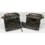 Two Underwood typewriters (2).