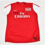 THIERRY HENRY; a signed Arsenal FC 2011 'Homecoming' home shirt with 'Fly Emirates' branding,