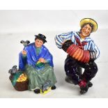 ROYAL DOULTON; a figurine HN2172 'Jolly Sailor', a further HN2320 'Tuppence a Bag' (2).Additional