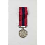 An Army Long Service and Good Conduct Medal, second type, with erased naming.Additional