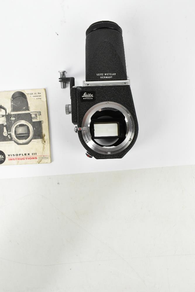 LEITZ; a Leica Visoflex III for Leica M1, M2 and M3, with instruction booklet. - Image 3 of 3
