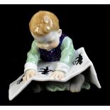 MEISSEN; an early 20th century figure 'Struwwelpeter' modelled by Konrad Hentschel circa 1904-1906