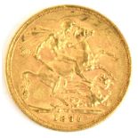 A Victorian Young Head full sovereign, Sydney Mint, 1874.