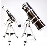SKYWATCHER; two telescopes including two EQ3-2 mounts, one reflector 120mm and one Newtonian 254