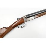 PARKER HALE; a Spanish made 12 bore side-by-side boxlock double trigger ejector shotgun with 25"