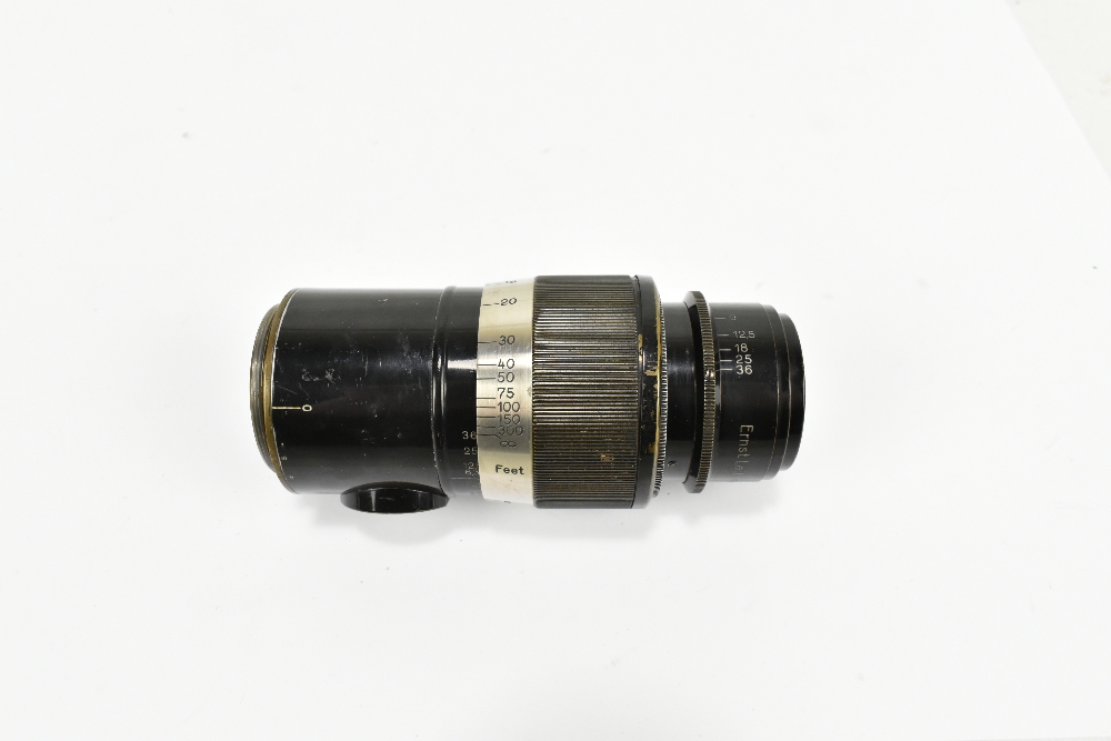 LEITZ; a Hektor non-standard A36 lens, circa 1930, 1:4,5 F=135mm, with nickle and black barrel, - Image 4 of 5