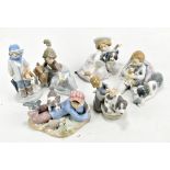 LLADRO; six figures including no.1535, 5455, 5468, etc, all boxed (6).Additional InformationChild