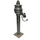 RANKIN & CO OF BALLYMENA; a cast iron water pump, raised on incised cylindrical column, height