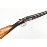J.PARKES & SONS; a 12 bore side-by-side double trigger boxlock non ejector shotgun, the 30"