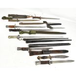 A group of British, US and further mixed bayonets.Additional InformationPostage would be a large