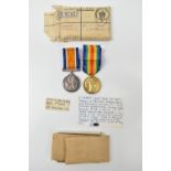 WITHDRAWN A WWI War and Victory Medal duo awarded to 3014 Pte. E.Smith 5-London Regiment; Private