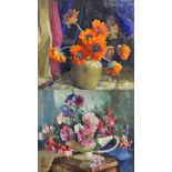 COLIN CAMPBELL; oil on board, still life, signed verso and bears R. Jackson & Sons of Liverpool