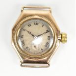 ROLEX; a lady's 9ct gold Oyster wristwatch, the circular dial with Roman numerals and subsidiary