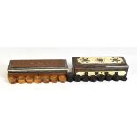 A circa 1900 Anglo-Indian rectangular sandalwood box, with carved flora and fauna decoration,