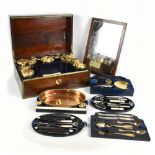 A French Empire silver gilt mounted gentleman's necessaire de voyage with French royal provenance,