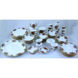 A quantity of Royal Albert 'Old Country Roses' porcelain tea and dinner ware,