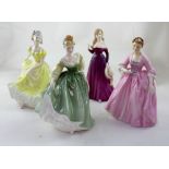 Four Doulton ladies to include HN3885 'Melissa',