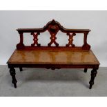 A 19th century and later bench,