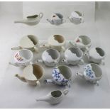Fourteen invalid feeder cups of various size and patterns (14).